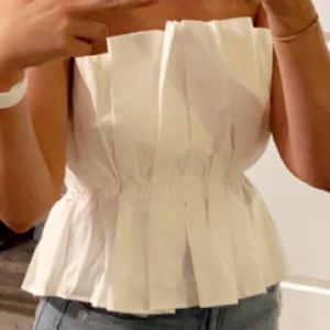 Do + Be White Tube Top - Size Small